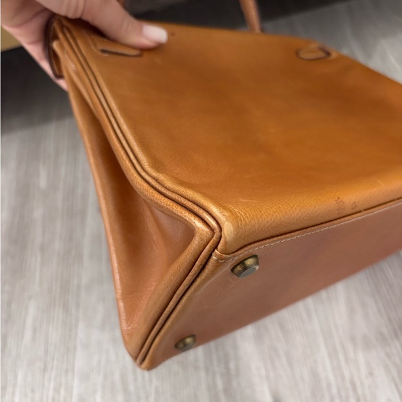 Authentic HERMES vintage KELLY 28 gold Courchevel Circa 1963 🦄 - Picture 8 of 16